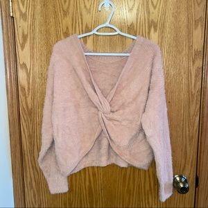 American eagle reversible crop top sweater